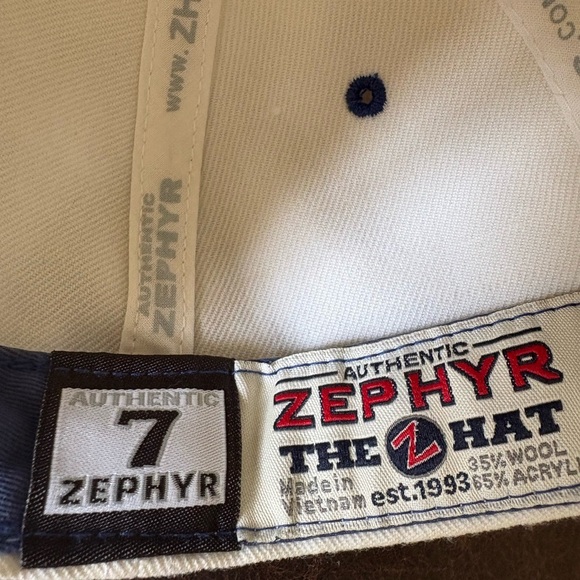 University of Kentucky Zephyr Cream and Blue Hat with Embroidered Logo size 7 - Picture 4 of 7